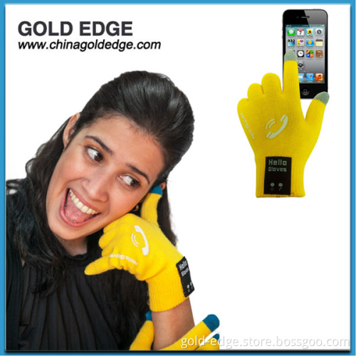 Fashion Latest Touch Screen Gloves with Bluetooth